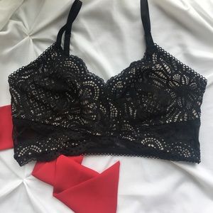 Victoria’s Secret Black Lace Bralette Unlined